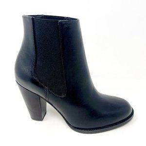 Thursday Boot Co Womens Black Avenue Leather Handcrafted Bootie